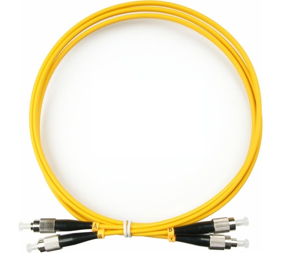 Оптический патч-корд TopLAN дуплексный, FC/UPC-FC/UPC, SM, 5.0 м DPC-TOP-652-FC/U-FC/U-5.0 1