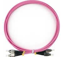 Оптический патч-корд TopLAN дуплексный MM 50/125, 1 м, DPC-TOP-OM4-FC/P-FC/P-1.0