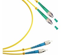 Оптический патч-корд TopLAN дуплексный, FC/APC-FC/UPC, SM 9/125, 1 м, DPC-TOP-652-FC/A-FC/U-1.0