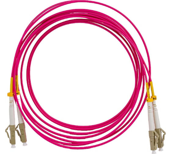 Оптический патч-корд TopLAN, дуплексный OM4 MM 50/125, 3.0 м DPC-TOP-OM4-LC/P-LC/P-3.0