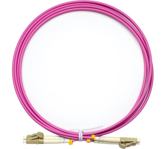 Оптический патч-корд TopLAN, дуплексный MM 50/125, 50 м, DPC-TOP-OM4-LC/P-LC/P-50