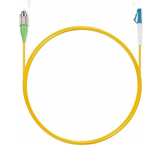 Оптический патч-корд TopLAN, симплексный, FC/APC-LC/UPC, 657A1, 50 м, PC-TOP-657A1-FC/A-LC/U-50