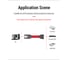 Кабель Vention SATA 3 M/SATA 3 M, угол 90, с защелками, красный - 0.5 м KDDRD 3