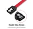 Кабель Vention SATA 3 M/SATA 3 M, угол 90, с защелками, красный - 0.5 м KDDRD 6