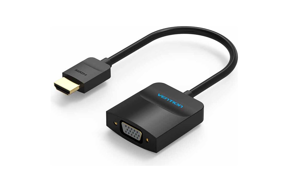 Мультимедиа конвертер Vention HDMI, VGA + аудио ACHBB - выгодная цена,  отзывы, характеристики, фото - купить в Москве и РФ