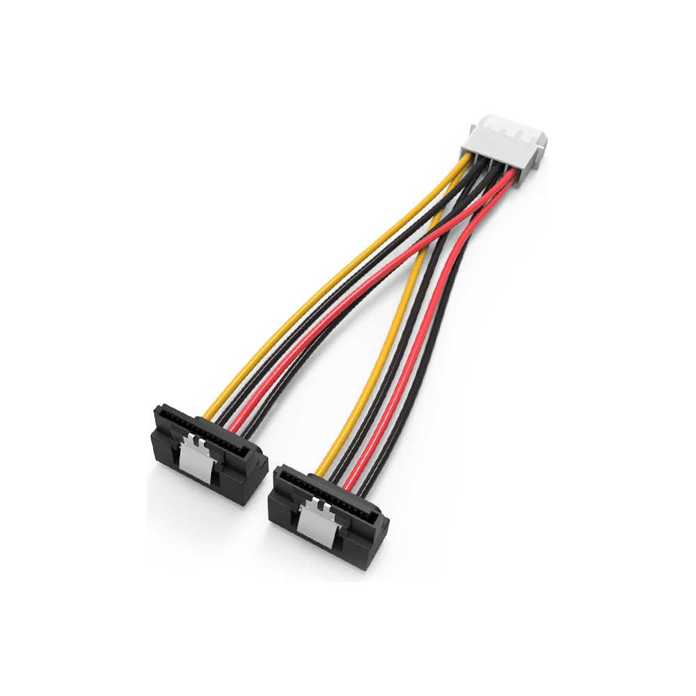 Sata 2 x sata. Переходник SATA Molex 4 Pin. Кабель переходник питания Molex 4pin - SATA 15pin. GCR GC-st205 кабель питания-разветвитель Molex 4pin / 2 x SATA 15pin (0,15 м). Кабель питания SATA Cablexpert Molex, 4pin/SATA, 15pin, 15см.