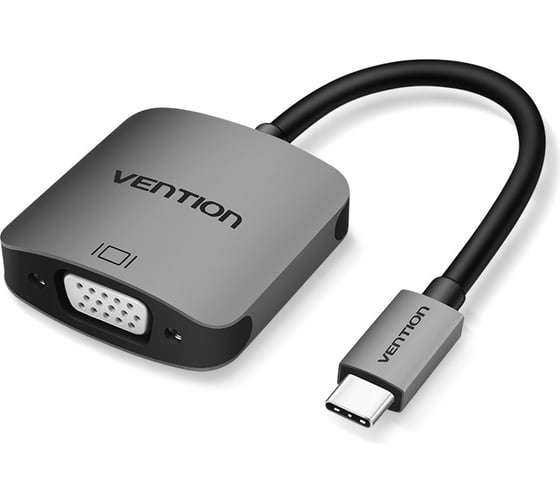 Мультимедиа конвертер Vention USB Type C M/VGA 15F, Серый CGMHA