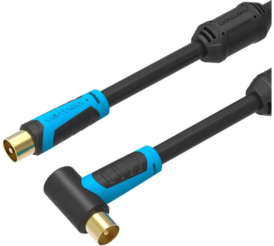 Антенный кабель Vention M/M угол 90 - 1,5м VAV-A02-B150