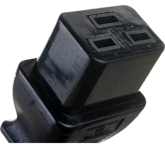 Шнур питания с блокировкой LANMASTER C13-C14, 3х0.75, 220В, 10А, черный, 3 метра LAN-PP13L/14-3.0-BK