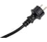 Шнур питания LANMASTER C19-Schuko, 3х1.5, 220В, 16А, 5 метров LAN-PP19/SH-5.0-BK 2