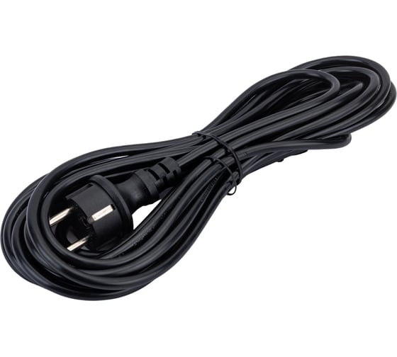 Шнур питания LANMASTER C13-Schuko, 3х0.75, 220В, 10А, черный, 7 метров LAN-PP13/SH-7.0-BK 1