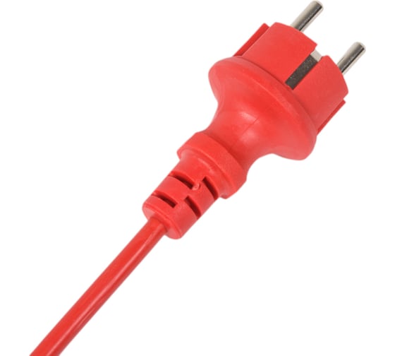 Шнур питания LANMASTER C13-Schuko, 3х0.75, 220В, 10А, красный, 2 метра LAN-PP13/SH-2.0-RD 1
