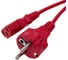 Шнур питания LANMASTER C13-Schuko, 3х0.75, 220В, 10А, красный, 0.5 метра LAN-PP13/SH-0.5-RD 4