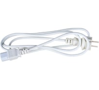 Шнур питания LANMASTER C13-Schuko, 3х0.75, 220В, 10А, белый, 1.8 метра LAN-PP13/SH-1.8-WH