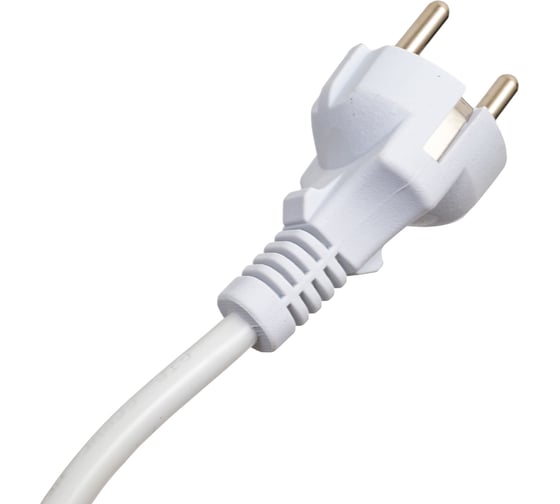 Шнур питания LANMASTER C13-Schuko, 3х0.75, 220В, 10А, белый, 3 метра LAN-PP13/SH-3.0-WH