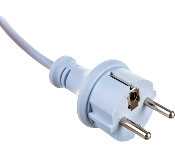 Шнур питания LANMASTER C13-Schuko, 3х0.75, 220В, 10А, белый, 0.5 метра LAN-PP13/SH-0.5-WH