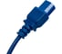 Шнур питания LANMASTER C13-C14, 3х0.75, 220В, 10А, синий, 2 метра LAN-PP13/14-2.0-BL 2