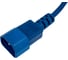 Шнур питания LANMASTER C13-C14, 3х0.75, 220В, 10А, синий, 2 метра LAN-PP13/14-2.0-BL 3