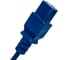 Шнур питания LANMASTER C13-C14, 3х0.75, 220В, 10А, синий, 1 метр LAN-PP13/14-1.0-BL 3
