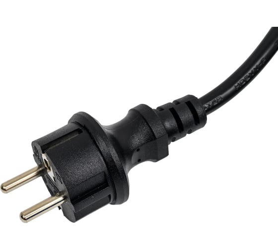 Шнур питания с блокировкой LANMASTER C19-Schuko, 3х1.5, 220В, 16А, черный, 2 метра LAN-PP19L/SH-2.0-BK