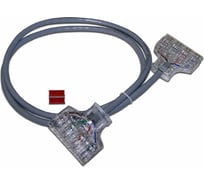 Патч-корд LANMASTER 110 тип - 110 тип, кат. 5e, 1 м LAN-P4-P4-1.0
