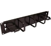 Кабельный органайзер LANMASTER 19 со съемными пластиковыми кольцами, 2U LAN-ORG-2U