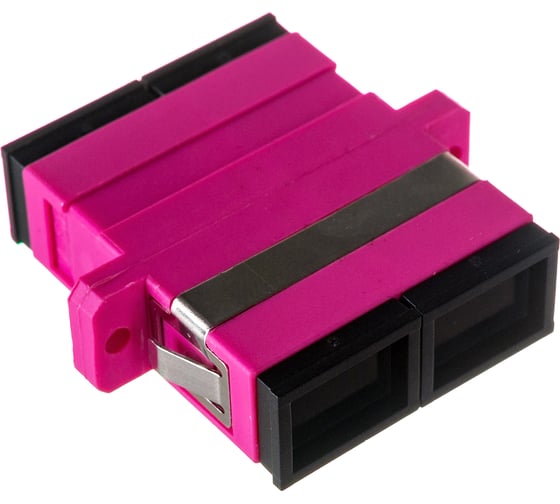 Оптический адаптер LANMASTER SC, OM4, дуплексный LAN-2SC-AM-OM4