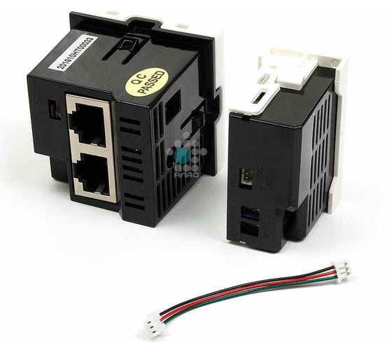 Конвертер LANMASTER RJ45-HDMI, формата Mosaic, 45x45мм + 22.5х45мм, белые LAN-SIP-23HDMI/TX-WH