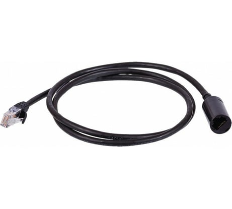 Удлинитель патч-корда LANMASTER UTP кат.5E, розетка RJ45 - вилка RJ-45, 5.0 м, черный LAN-PCEXT/U5E-5.0-BK