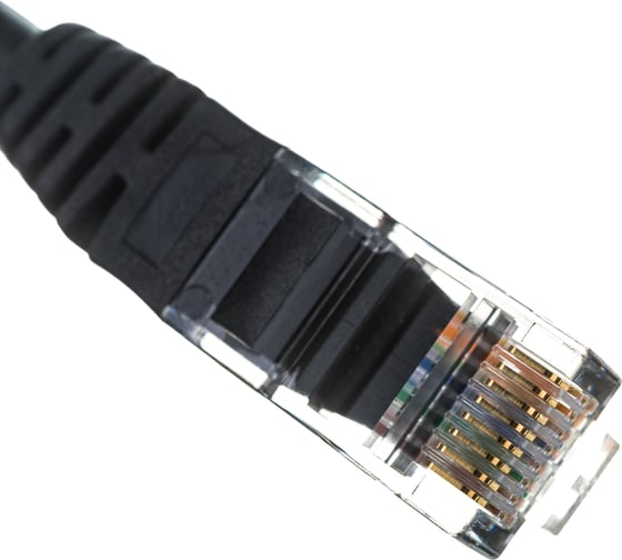 Удлинитель патч-корда LANMASTER UTP кат.5E, розетка RJ45 - вилка RJ-45, 2.0 м, черный LAN-PCEXT/U5E-2.0-BK