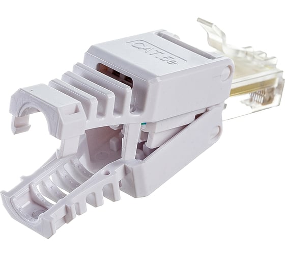 Полевой коннектор LANMASTER RJ-45 8P8C, категории 5E LAN-TMP-U5E-WH