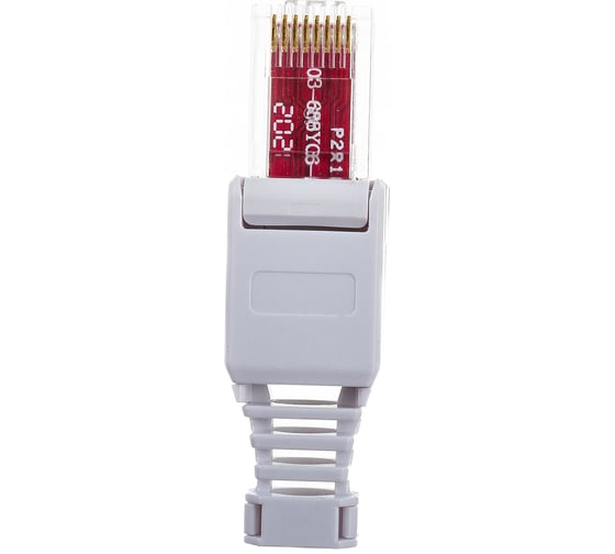 Полевой коннектор LANMASTER RJ-45 8P8C, категории 6 LAN-TMP-U6-WH