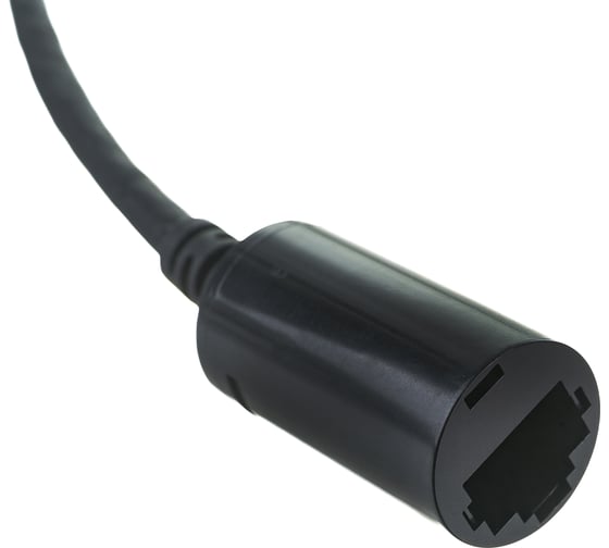 Удлинитель патч-корда LANMASTER UTP кат.5E, розетка RJ45 - вилка RJ-45, 0.5 м, черный LAN-PCEXT/U5E-0.5-BK