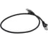 Патч-корд LANMASTER RJ45 - RJ45, 4 пары, UTP, категория 5е, 0.5 м, черный, LSZH, LAN-PC45/U5E-0.5-BK 5