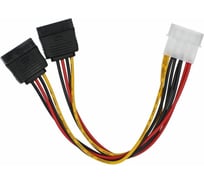 Переходник питания VCOM SATA-устройств, 1 big -2SATA VPW7572