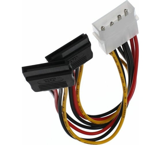 Переходник питания VCOM SATA-устройств, 1 big -2SATA VPW7572