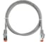 Шнур NIKOMAX, S/FTP 4 пары, категория 6a, 7х0,135 мм, светло-серый, 1 м NMC-PC4SA55B-ES-010-C-GY 1