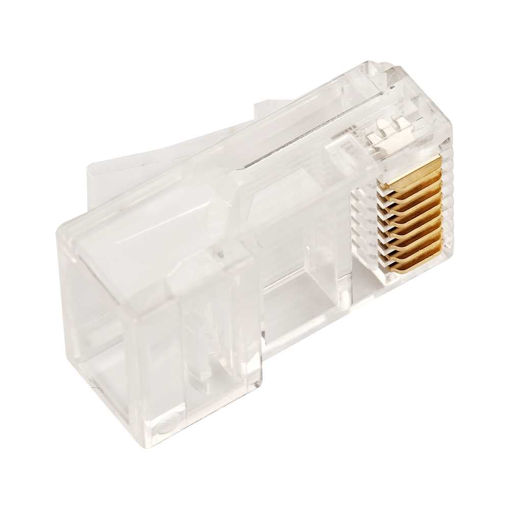 Коннектор TWT RJ45 UTP 8P8C, универсальный, cat.5e, 100 шт. в банке TWT ...