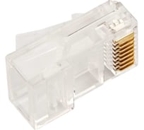 Коннектор TWT RJ45 UTP 8P8C, универсальный, cat.5e, 100 шт. в банке TWT-PL45-8P8C/JR100