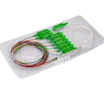 Планарный сплиттер NIKOMAX, 1x8, одномодовый, G.657.A1, SC/APC, 0.9 мм NMF-SPP1X8A1-SCA-M