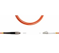 Оптический патч-корд TopLAN, симплексный, MM 50/125, 1 м, PC-TOP-OM2-FC/P-LC/P-1.0