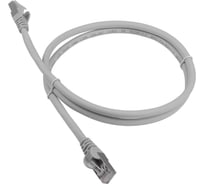 Патч-корд LANMASTER RJ45 - RJ45, 4 пары, S/FTP, категория 6A, 7 м, серый, LSZH, LAN-PC45/S6A-7.0-GY