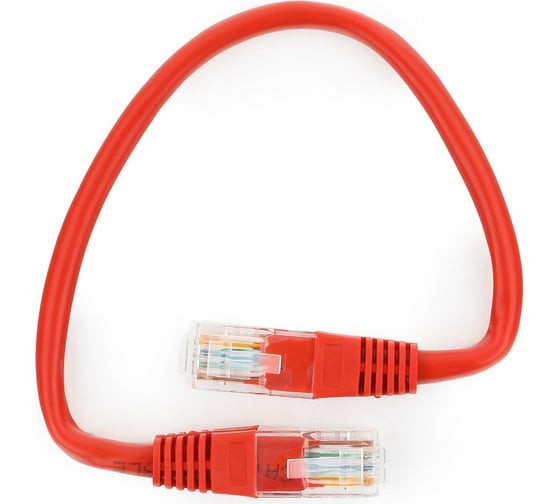 Патч-корд Cablexpert UTP, категория 5e, 0.25м, литой, многожильный PP12-0.25M/R