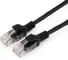Патч-корд Cablexpert UTP категория 5e, 0.25м, литой, многожильный PP12-0.25M/BK 1