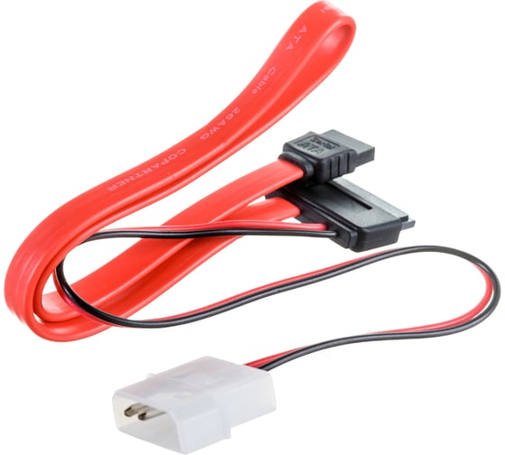 Кабель Cablexpert Combo SATA, molex+SATA/SATA, 15pin+7pin, пакет CC-SATA-C2