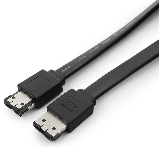 Интерфейсный кабель Cablexpert eSATA-eSATA, 7pin/7pin, 50см, пакет CC-ESATA-DATA