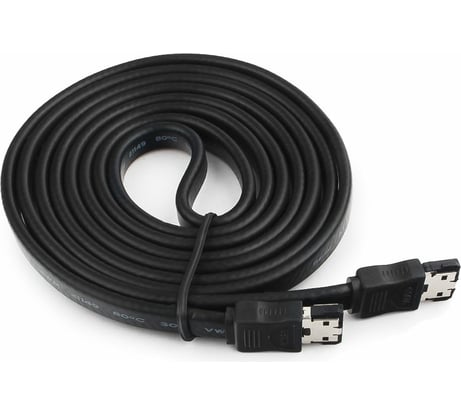 Интерфейсный кабель Gembird eSATA-eSATA 1.8м, 7pin/7pin, пакет CC-ESATA-DATA-6
