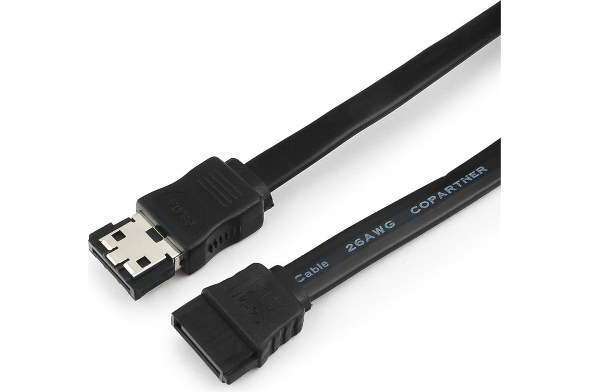 Интерфейсный кабель Cablexpert eSATA-SATA, 100см, 7pin/7pin, пакет CC ...