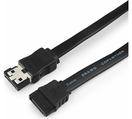 Интерфейсный кабель Cablexpert eSATA-SATA, 100см, 7pin/7pin, пакет CC-ESATA-SATA-DATA-XL