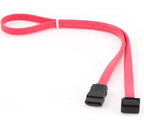 Кабель интерфейсный Gembird SATA 50см угловой разъем 7pin/7pin пакет CC-SATA-DATA90